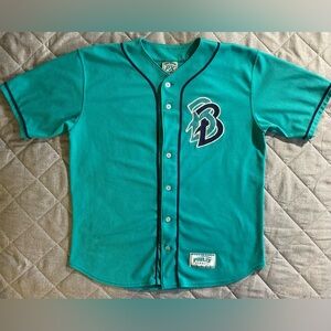 Bridgeport Bluefish Minor League Baseball Jersey Men’s Medium Philly Express USA